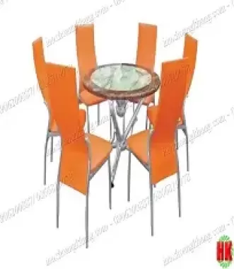 Bàn ghế inox – HK 13