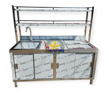Quầy pha chế Inox 304 Kích Thước 1600*700*800/900mm
