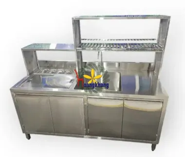 Quầy pha chế Inox 2M