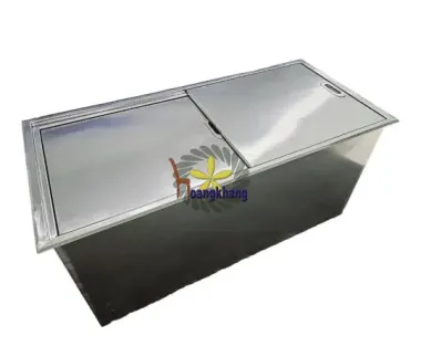 Thùng Đá Inox 201 Âm Quầy Kích Thước 800 *500 * 400mm