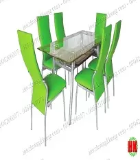 Bàn ghế inox – HK 07