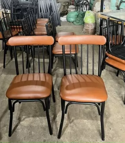 Ghế song nệm quán nhậu,ghế dựa sắt quán ăn, nhà hàng